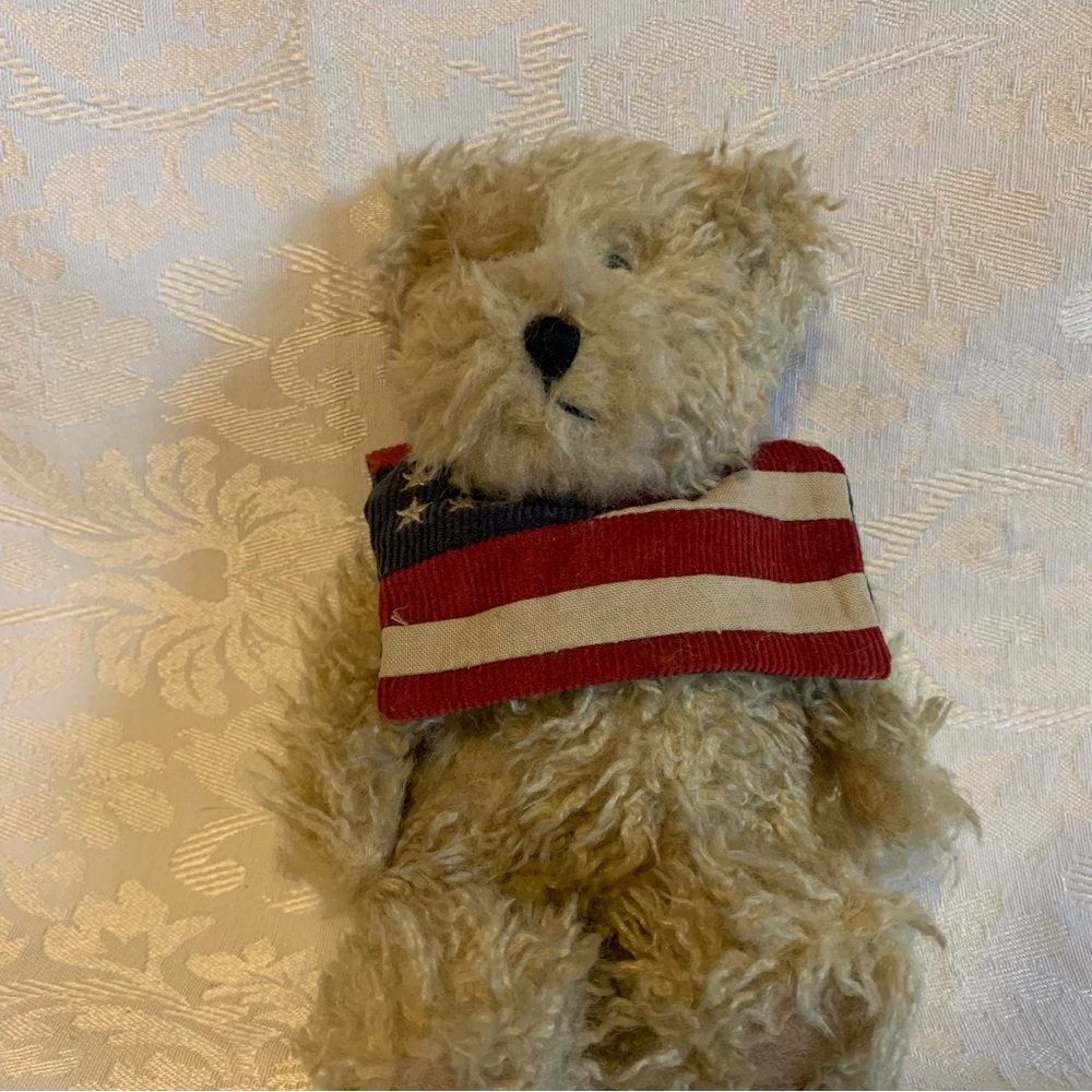 Boyds Bears Set of 4 (3 with Tags) Tyler Glorybear American Flag